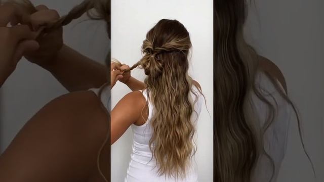 ПРИЧЕСКА НА ДЛИННЫЕ ВОЛОСЫ ЗА 1 МИНУТУ НА КАЖДЫЙ ДЕНЬ Hair inspiration for tomorrow