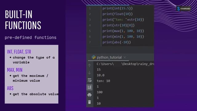 Python Basic Syntax (Part 19 - Built-In Function)