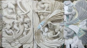 Барельеф из папье-маше и пенопласта