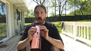 Triple Cedar Drone Flute Key of G#, G#, C#- Elemental Flutes