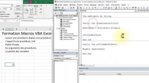 27 Macros VBA Excel appeler une procédure depuis une autre.. Call