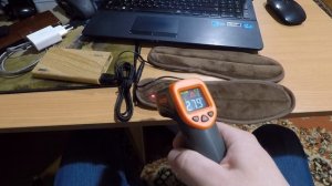 Стельки с подогревом от USB. Обзор в действии. Aliexpress