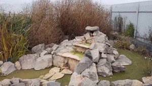 искусственный водоем, биоплато, водопад, новый сад своими руками.