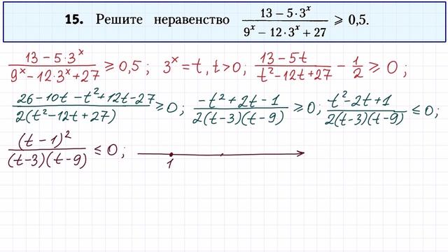 Задание 15 ЕГЭ по математике #55 смотреть онлайн
