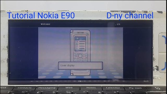 Nokia E90 Communicator Symbian S60v3 (2007) - Tutorial - not android, iphone, or window phone смотреть онлайн