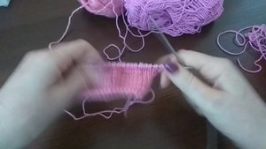 Вязание плавного перехода из двух ниток (Градиент)спицами