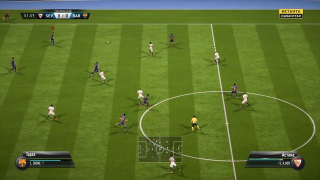 FIFA 18: Чемпионат Казахстана. SPL - 10 тур. М. Сагимбаев (Астана) - Е. Аманкелді (Тараз).
