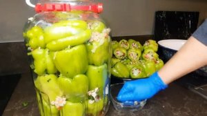ФАРШИРОВАННЫЕ ПЕРЦЫ НА ЗИМУ. ТУРЕЦКИЙ РЕЦЕПТ.