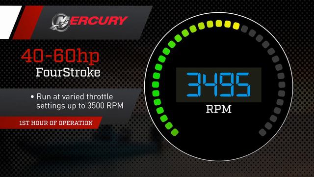 Mercury Outboard Motor Break-In 40 to 60 HP смотреть онлайн