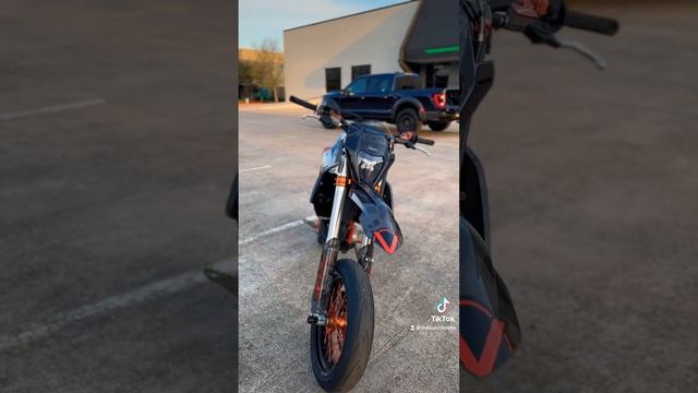 KTM 450 supermoto build