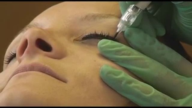 Перманентный макияж верхнего века смотреть онлайн