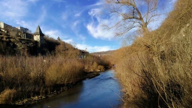 Каньон реки Смотрич в Каменце-Подольском.