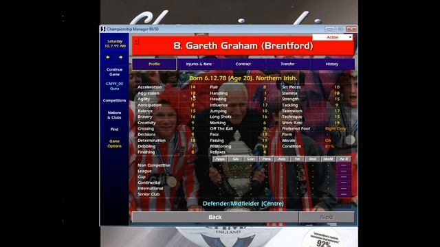 Top 3 Defensive Midfielders (The Claude Makelele Effect) - Championship Manager 99/00