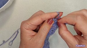 Красивый узор спицами для кардигана. Итальянский журнал, Больше вязания 3\4- 2022. МК.