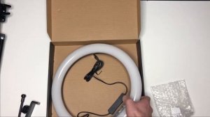 Обзор цветной кольцевой лампы mj-33