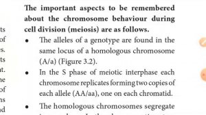 12th Biology(Biobotany) Chapter3 Chromosomal basis of inheritance(comparison of gene&behaviour) (2)
