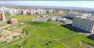 Полеты на квадрокоптере Красноярск, район Солнечный,
