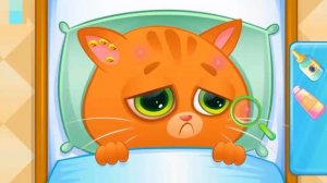 КОТИК BUBBU – Мой Виртуальный Котенок Заболел - Лечим | Игра для Детей