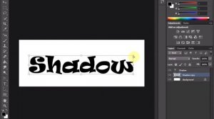 photoshop cs6 shadow text effect tutorial