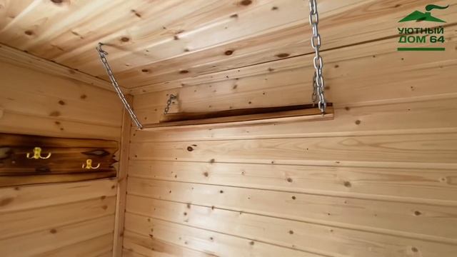 БАНЯ В ЛЕШЕМ СТИЛЕ, КРАСНЫЙ ФАСАД, 4х2.4