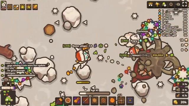 ?Taming io - LIVE - Fighting grim reapers смотреть онлайн