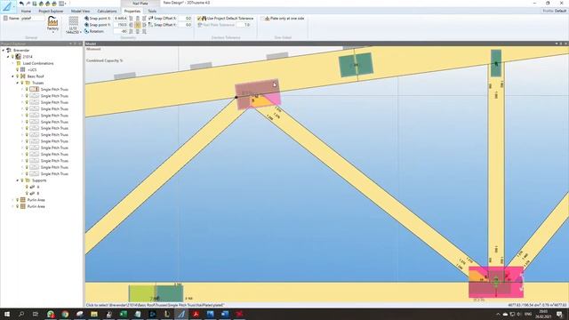 Проектирование фермы на МЗП в 3dTrussMe от Ristek смотреть онлайн