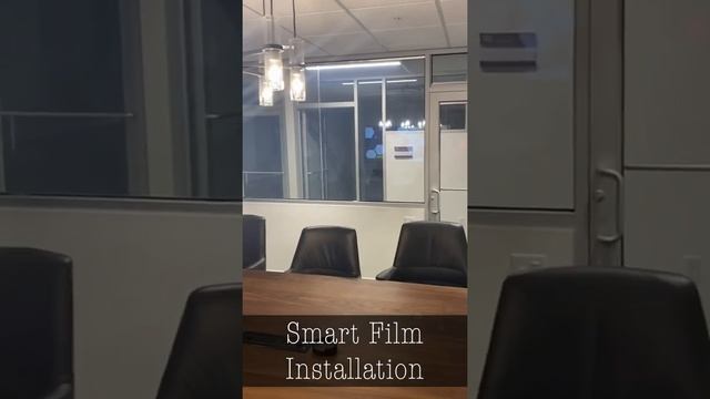 Smart Film In Office Meeting Room