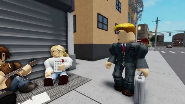 Roblox Beggar Story - Animation смотреть онлайн