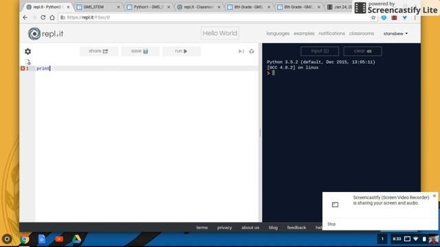 Hello World! (Python 1) смотреть онлайн