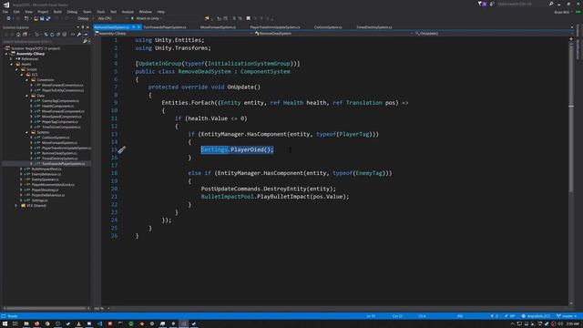 Unity ECS Angry Bots demo - full code walkthrough