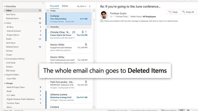 How to ignore email conversations in Outlook | Microsoft смотреть онлайн