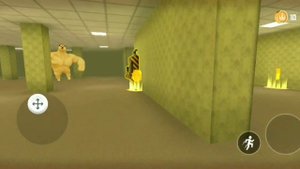 хоррор игра🎮👾🎲убегаю от мемов в закулисье😢первое видео!!!