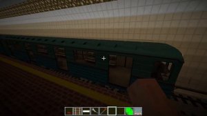 minecraft: поездка по 1 очереди 3 линии метро на еж3ру1