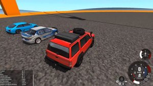 ДЕРБИ С БОТАМИ НА СВЕРХ-ВЫСОКОЙ ПЛАТФОРМЕ В BEAMNG DRIVE
