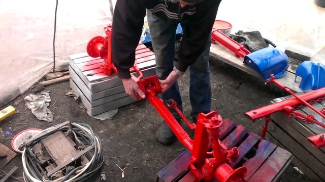 Самодельная передняя балка к мини трактору смотреть онлайн