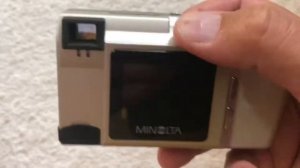 Vintage digital camera Minolta Dimage 2300 photo camera