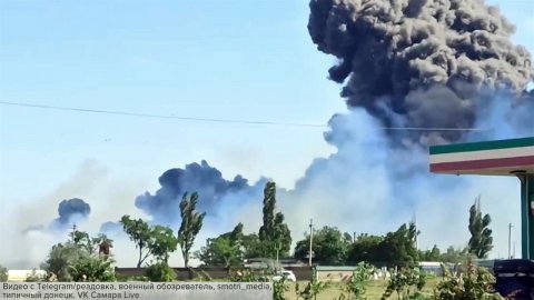 На военном аэродроме в Крыму локализован пожар