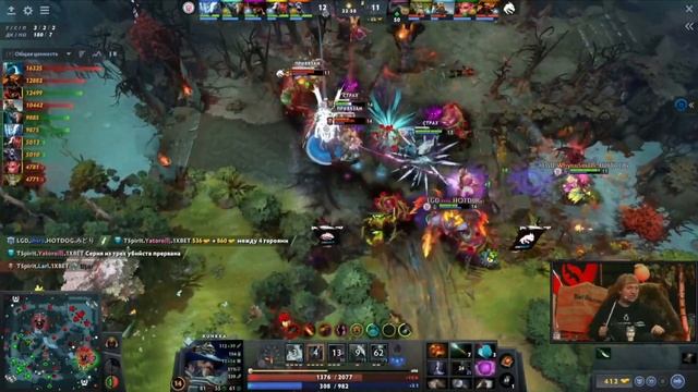 ЯТОРО НА МОРФЕ ЗАСОЛИЛ ЛГД Team Spirit vs LGD Gaming TI 12 FINALS THE INTERNATIONAL 2023 MAP 2 NS Н