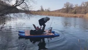 SUP плот катамаран