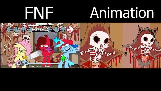 FNF Pinkie Pie & Fluttershy Vs My Little Pony: Shed Animation | Elements Of Insanity смотреть онлайн