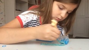 Браслет из резинок ,,рыбий хвост!"На станке!Rainbow Loom