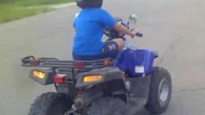 жесть, подарил сыну на 6 лет квадроцикл!