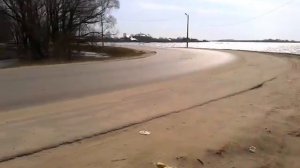 Разлив реки Оки. посёлок Белоомут