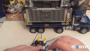 Лего мир юрского периода. Транспорт Т. Рекса. 75933.