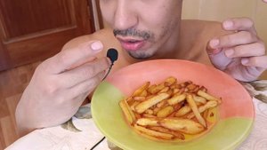 ПРИГОТОВИЛ КАРТОШКУ ФРИ ДОМА ? Дорогая и Дешевая Картошка Фри ? Мукбанг Асмр