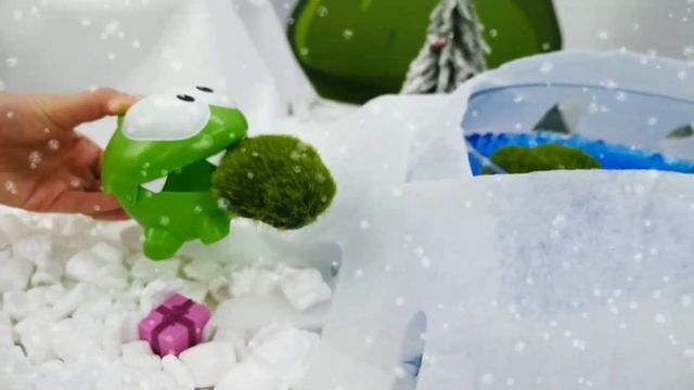 New Year and Om Nom Stories - Om Nom toys & Cut the rope game for kids смотреть онлайн