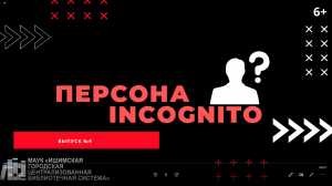 Персона INCOGNITO Выпуск №4