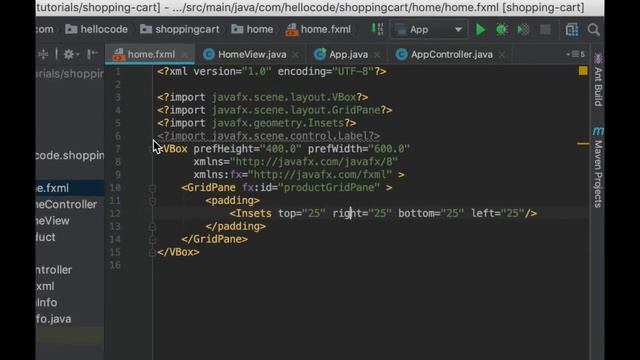 Shopping Cart Java Project | Part #2 | Java OOP Project | JavaFX Example | Source Code Included