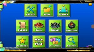 как открыть 3 хранилища в Geometry Dash
(и можно открывать сундуки и 2 магазина