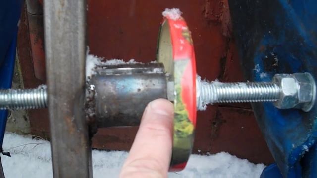 Конструкция ветряка для аэрации воды в пруду.